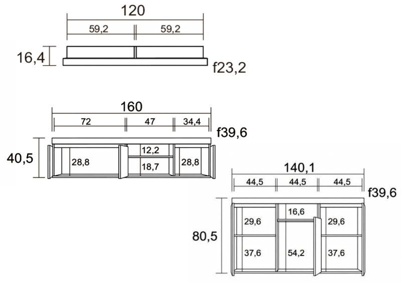 COMPOSICION ELIS 1.60 MEDIDAS