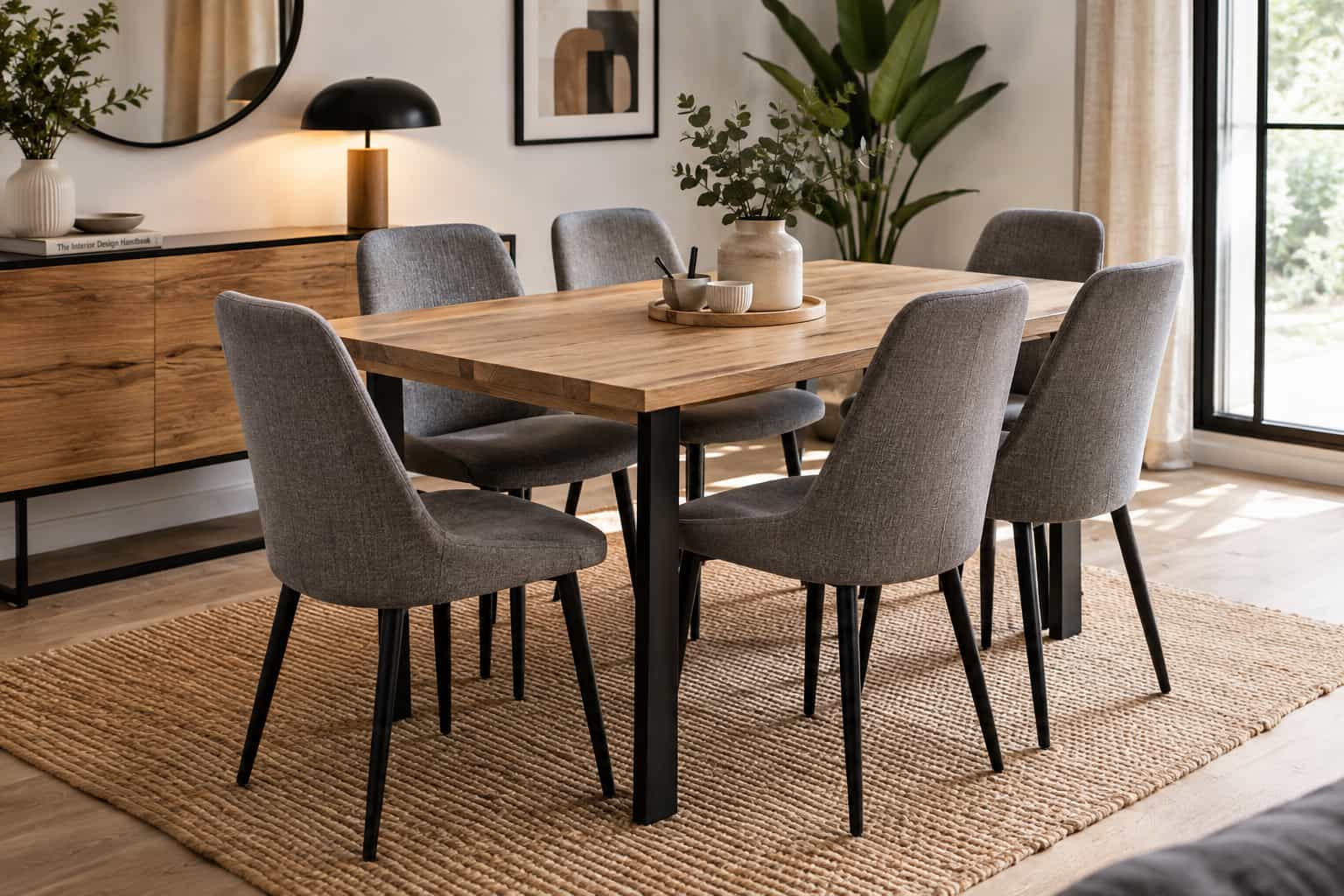 Conjunto mesa y sillas comedor outlet