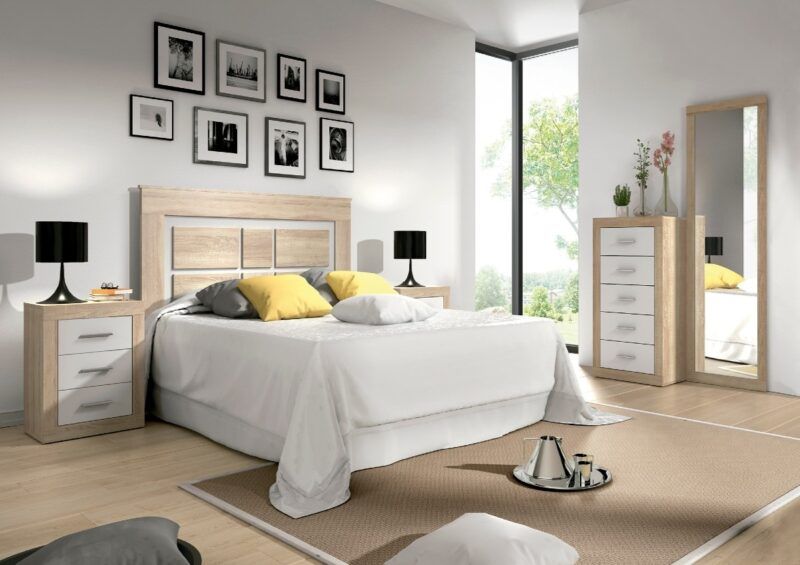DORMITORIO LARA BLANCO SINFONIER
