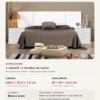 Ficha técnica Cabezal Remis y 2 Mesitas Couple 3 Cajones Blanco (1)