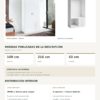 Ficha tecnica Armario Roma 2 Puertas 3 Cajones