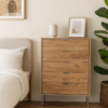 [HH320 ASR] CÓMODA 5 CAJONES SFORZA ROBLE NATURAL (1)