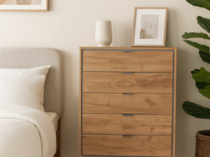[HH320 ASR] CÓMODA 5 CAJONES SFORZA ROBLE NATURAL (1)