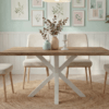 [HT297 TB] MESA STACY TAPA ROBLE RECTANGULAR BLANCO 1400x800x750mm (2)