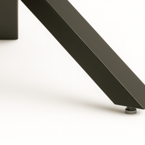 MESA STACY ROBLE OVAL NEGRA1400x800x750mm