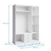 armario roma blanco 3 cajones 3 puertas 216x150x53 cm (5)