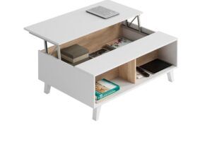 mesa centro elevable roble canadian